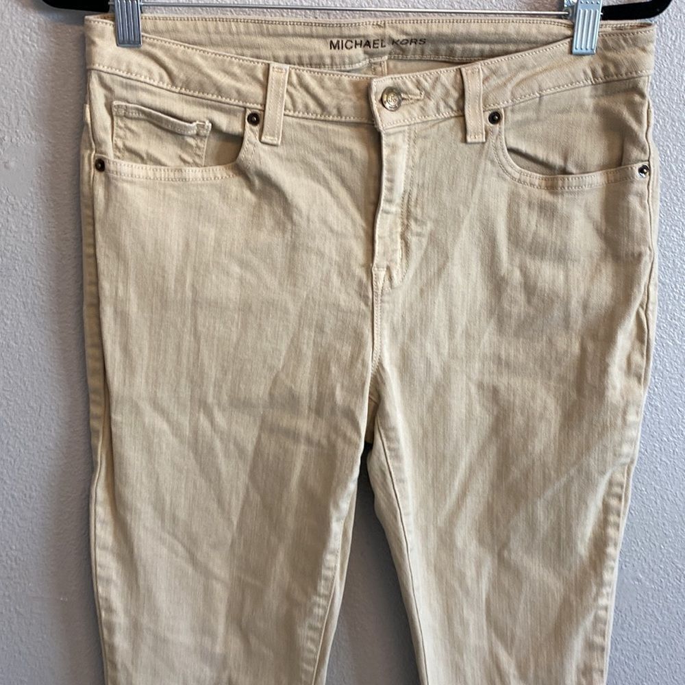 Michael Kors- Tan ankle jeans- Size 8 - Picture 2 of 6